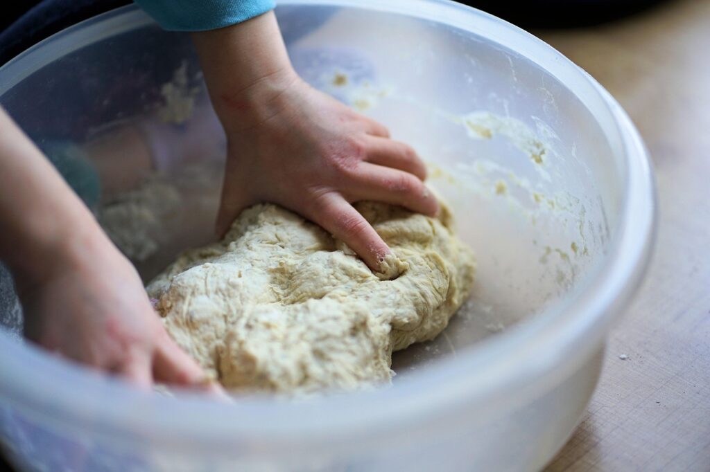 How Does Humidity Affect the Flour-to-Water Ratio? dough, knead, to bake, food, cakes, meal, yummy, flour, handwork, cook, nourishment, sugar, preparation, baked goods, lighter dough, craft, bake it yourself, yeast, yeast dough, staple food, self baked, crispy, hefekranz, loaf, farmers bread, baker, fresh, child, hand, pizza, pizza dough, dough, dough, dough, dough, dough, flour, yeast, yeast, pizza, pizza, pizza, pizza dough